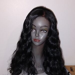 Black Wavy Hair Wig